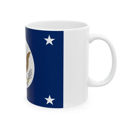 Flag of the United States Secretary of State (United States) White Coffee Mug - Go Mug Yourself