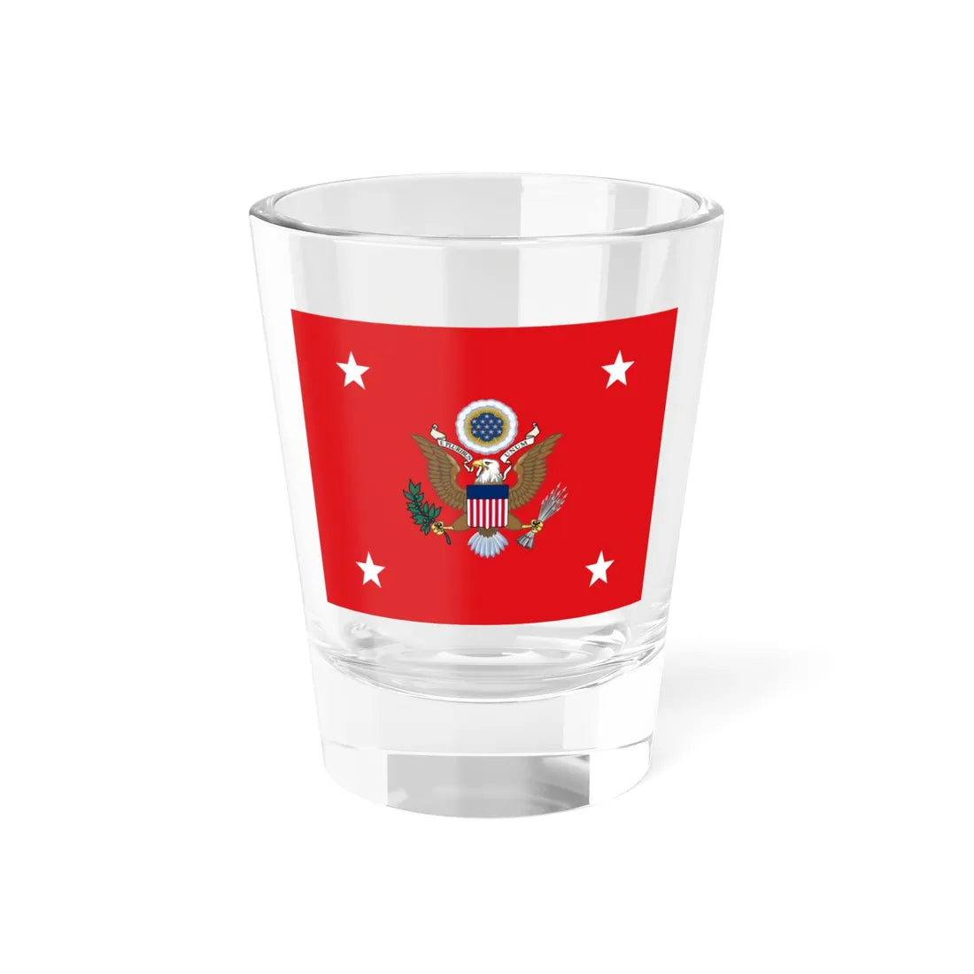 Flag of the United States Secretary of the Army (United States) Shot Glass 1.5oz 1.5oz - Go Mug Yourself