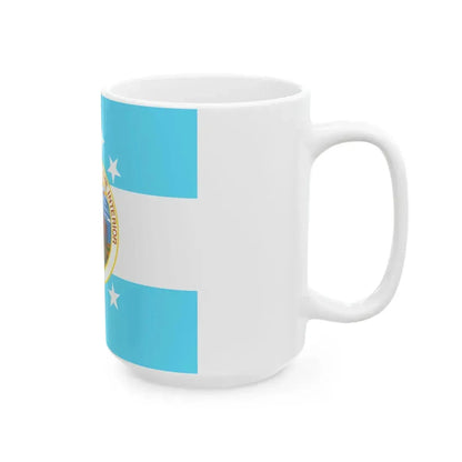 Flag of the United States Secretary of the Interior 1917-1934 (United States) White Coffee Mug - Go Mug Yourself