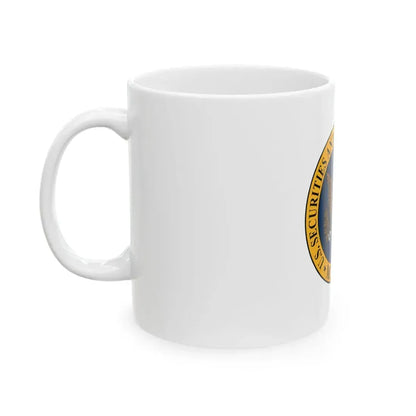 Flag of the United States Securities and Exchange Commission (United States) White Coffee Mug - Go Mug Yourself