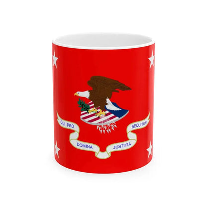Flag of the United States Solicitor General (United States) White Coffee Mug 11oz - Go Mug Yourself
