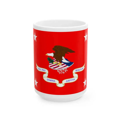Flag of the United States Solicitor General (United States) White Coffee Mug 15oz - Go Mug Yourself