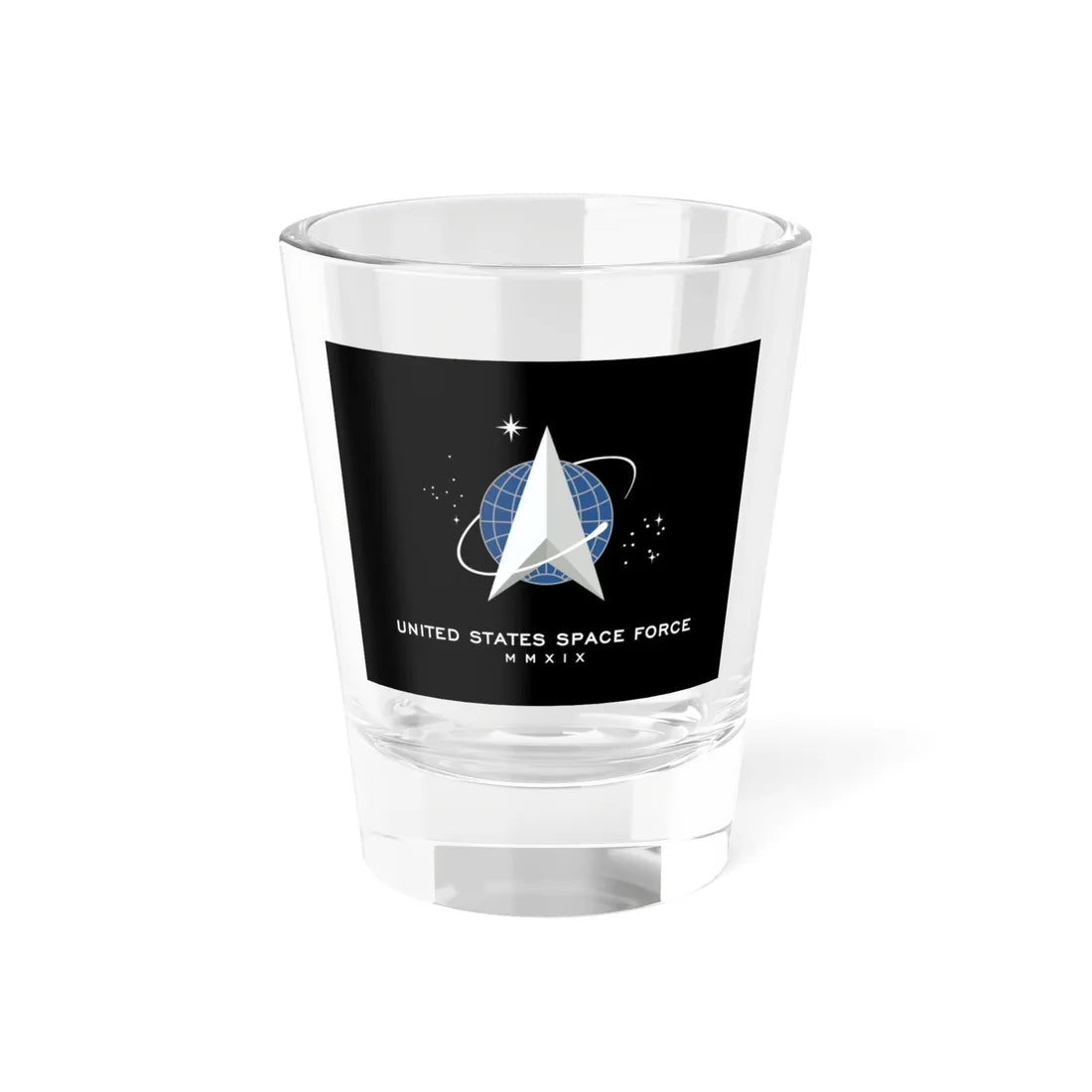 Flag of the United States Space Force (United States) Shot Glass 1.5oz 1.5oz - Go Mug Yourself