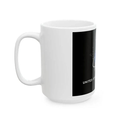 Flag of the United States Space Force (United States) White Coffee Mug - Go Mug Yourself