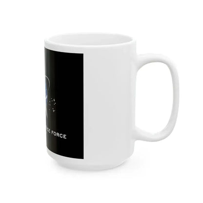 Flag of the United States Space Force (United States) White Coffee Mug - Go Mug Yourself
