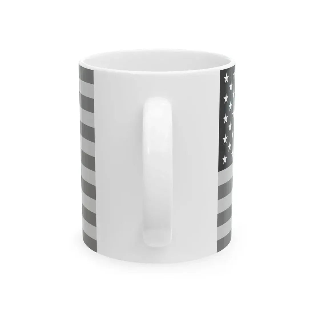 Flag of the United States - Stars (United States) White Coffee Mug - Go Mug Yourself