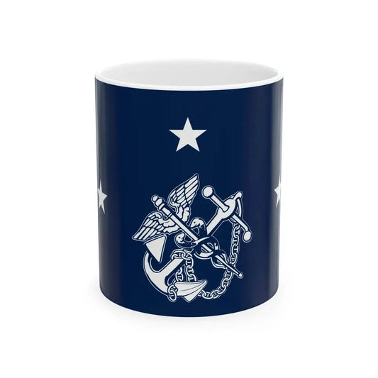 Flag of the United States Surgeon General v1 (United States) White Coffee Mug 11oz - Go Mug Yourself