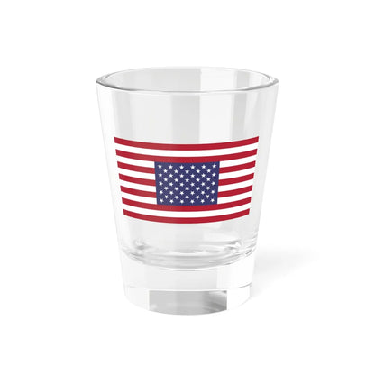 Flag of the United States symmetrical (United States) Shot Glass 1.5oz 1.5oz - Go Mug Yourself