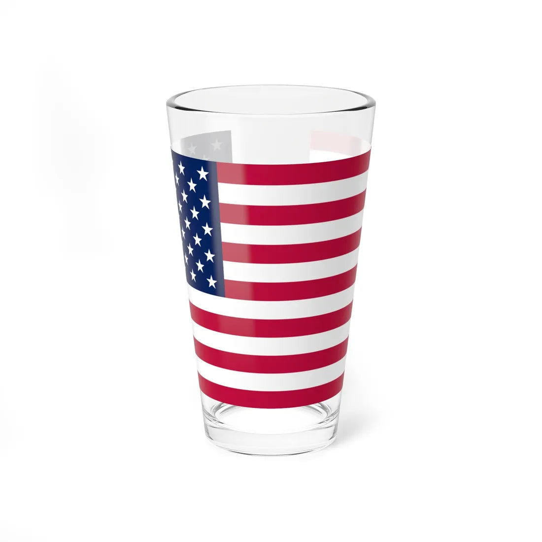 Flag of the United States Texas Color Standard (United States) Pint Glass 16oz 16oz - Go Mug Yourself