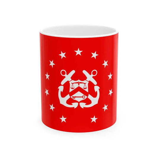 Flag of the United States Under Secretary of the Treasury (United States) White Coffee Mug 11oz - Go Mug Yourself