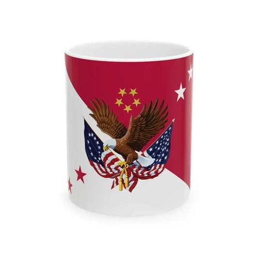 Flag of the United States Under Secretary of Veterans Affairs (United States) White Coffee Mug 11oz - Go Mug Yourself