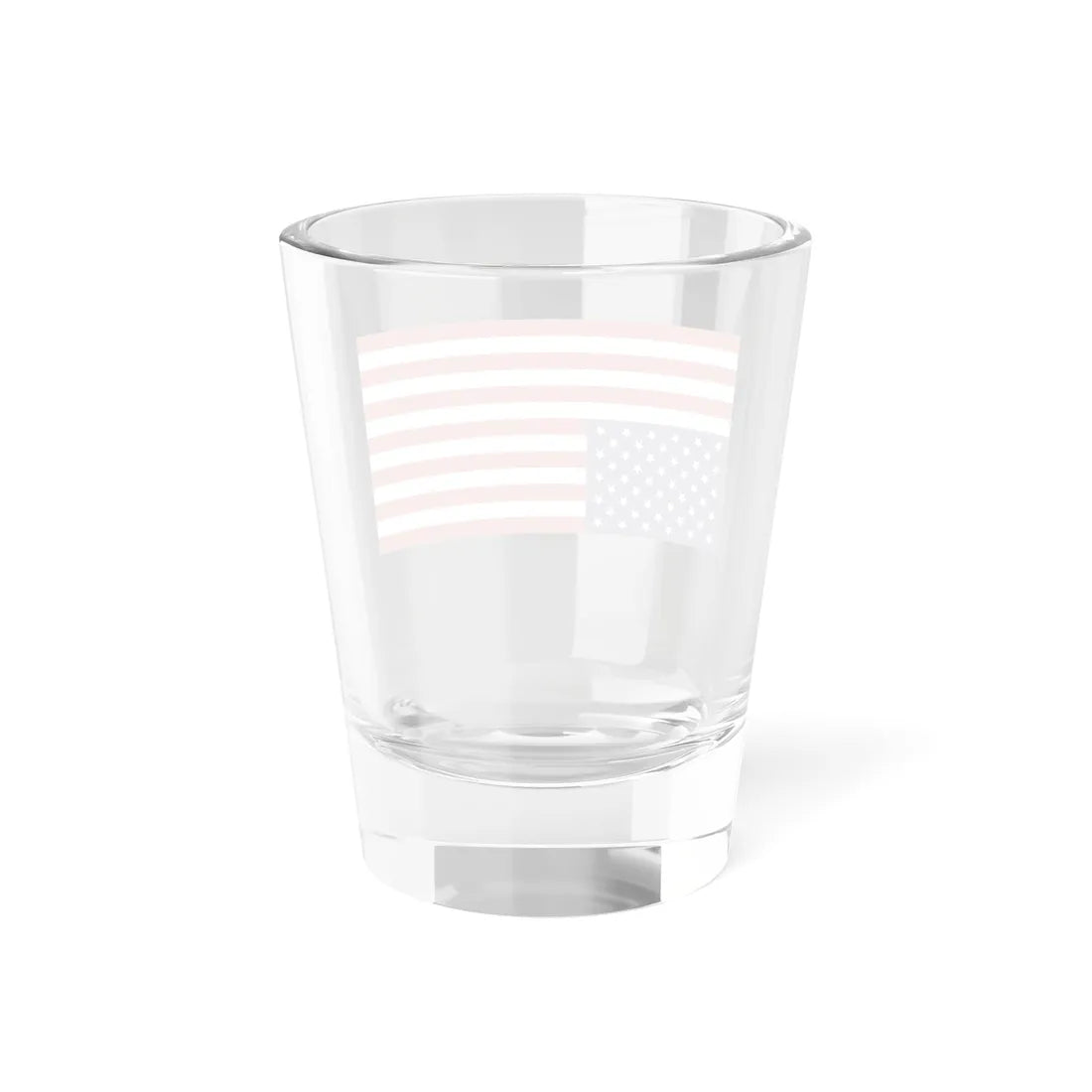 Flag of the United States vertically flipped (United States) Shot Glass 1.5oz - Go Mug Yourself