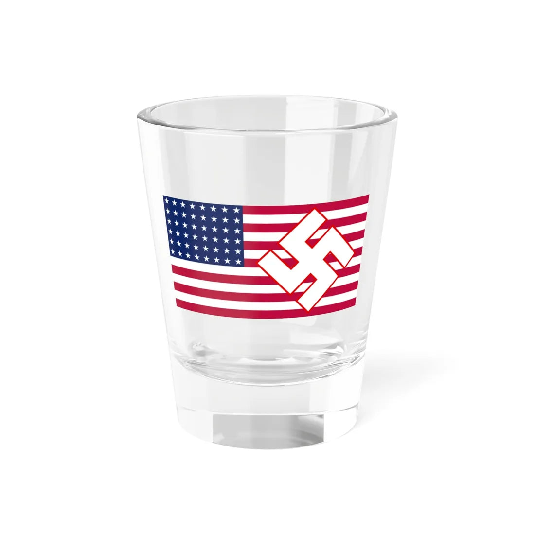 Flag of the United States Wolfenstein II The New Colossus (United States) Shot Glass 1.5oz 1.5oz - Go Mug Yourself