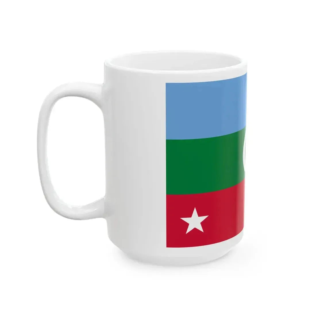 Flag of the United Suvadive Republic (Maldives) White Coffee Mug - Go Mug Yourself