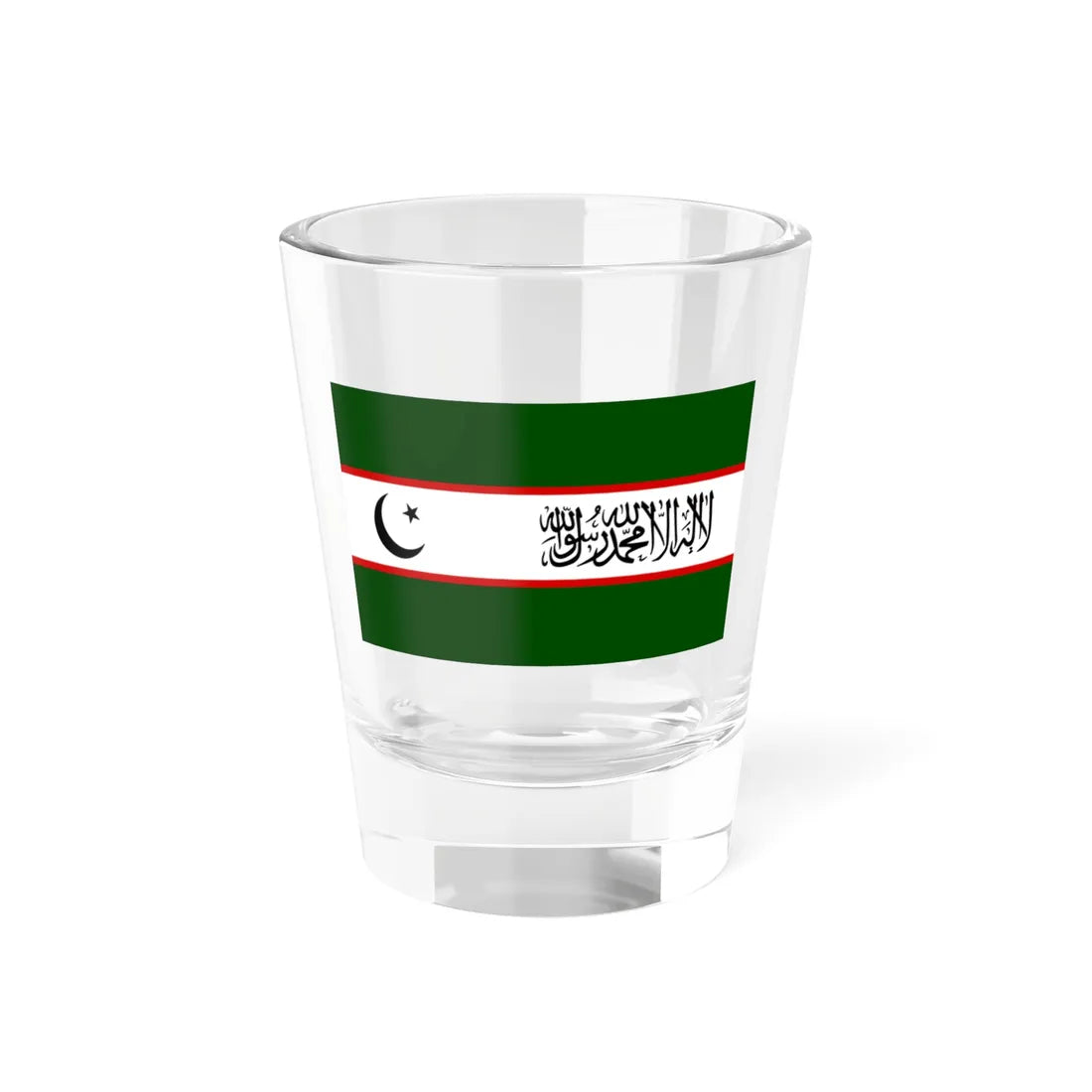 Flag of the United Tajik Opposition (Tajikistan) Shot Glass 1.5oz 1.5oz - Go Mug Yourself
