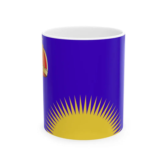 Flag of the United Tribes of Fiji 1867-1869 (Fiji) White Coffee Mug 11oz - Go Mug Yourself
