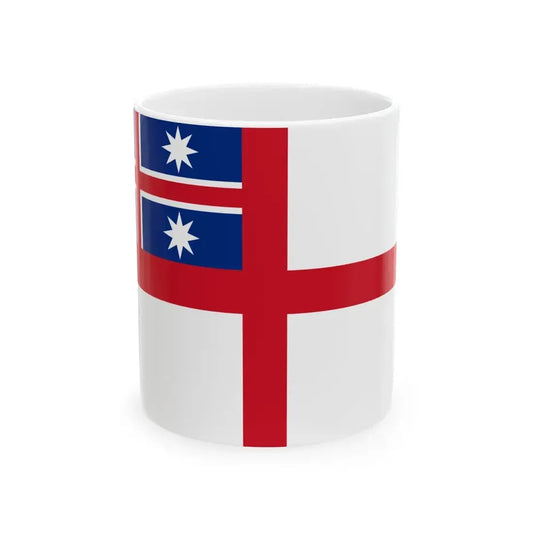 Flag of the United Tribes of New Zealand (New Zealand) White Coffee Mug 11oz - Go Mug Yourself
