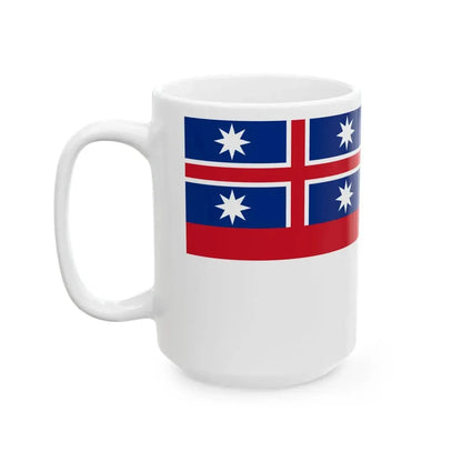 Flag of the United Tribes of New Zealand (New Zealand) White Coffee Mug - Go Mug Yourself
