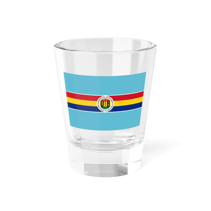 Flag of the University of Bucharest 1973 (Oman) Shot Glass 1.5oz 1.5oz - Go Mug Yourself