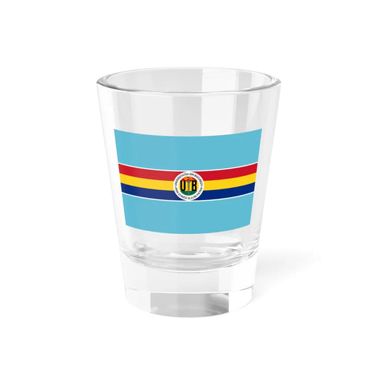 Flag of the University of Bucharest 1973 (Oman) Shot Glass 1.5oz 1.5oz - Go Mug Yourself