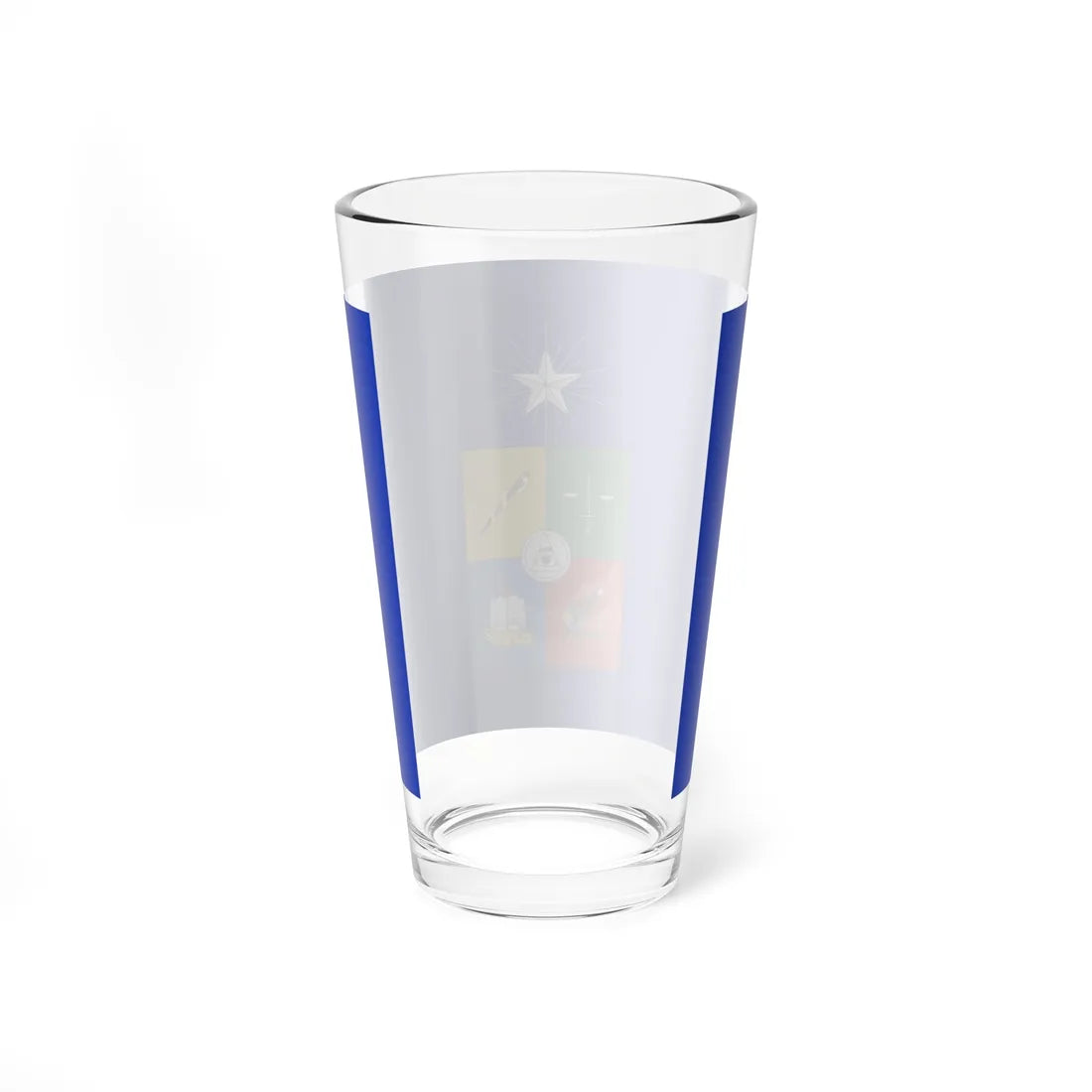Flag of the University of Chile (Chile) (Coat of Arms) Pint Glass 16oz - Go Mug Yourself
