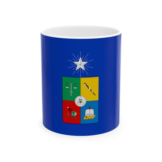 Flag of the University of Chile (Chile) White Coffee Mug 11oz - Go Mug Yourself