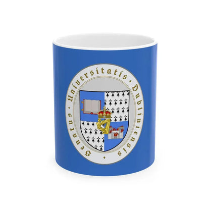 Flag of the University of Dublin (Ireland) White Coffee Mug 11oz - Go Mug Yourself