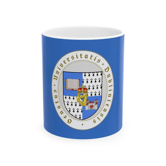 Flag of the University of Dublin (Ireland) White Coffee Mug 11oz - Go Mug Yourself
