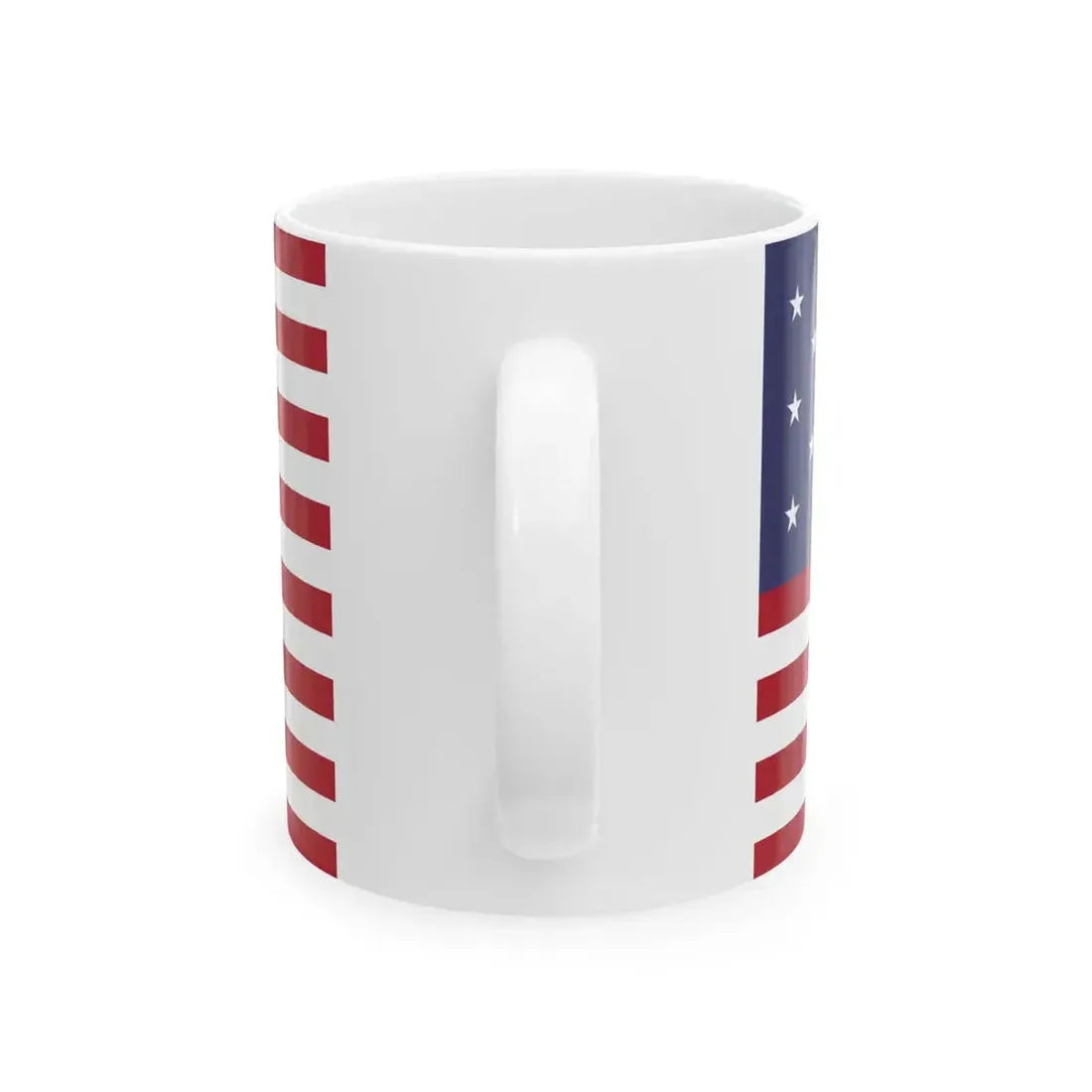 Flag of the U.S. 1795-1818 (United States) White Coffee Mug - Go Mug Yourself