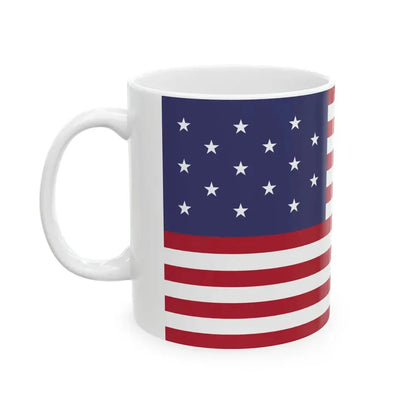 Flag of the U.S. 1795-1818 (United States) White Coffee Mug - Go Mug Yourself