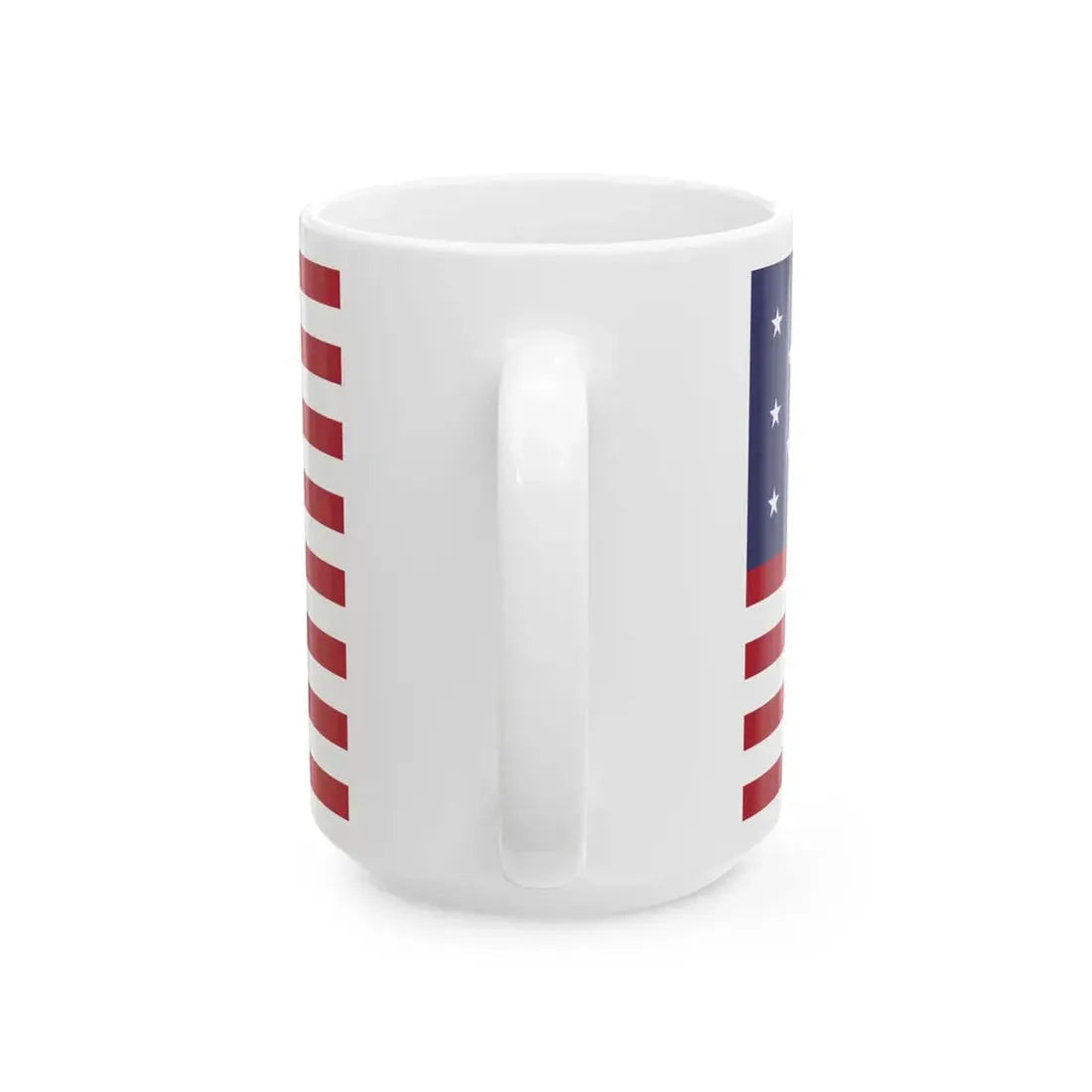 Flag of the U.S. 1795-1818 (United States) White Coffee Mug - Go Mug Yourself