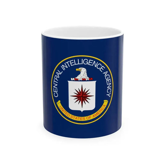 Flag of the U.S. Central Intelligence Agency (United States) White Coffee Mug 11oz - Go Mug Yourself
