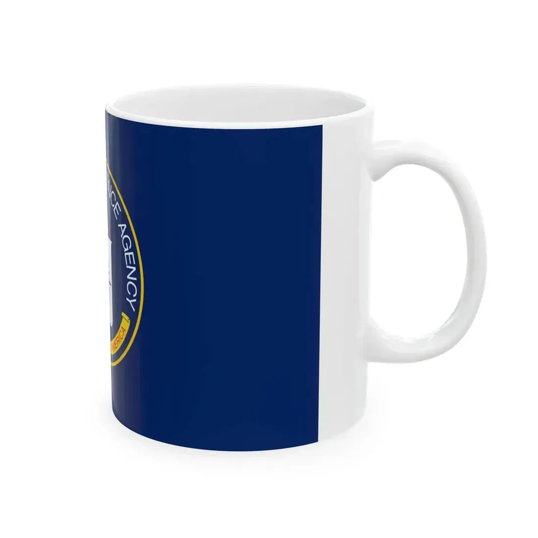 Flag of the U.S. Central Intelligence Agency (United States) White Coffee Mug - Go Mug Yourself
