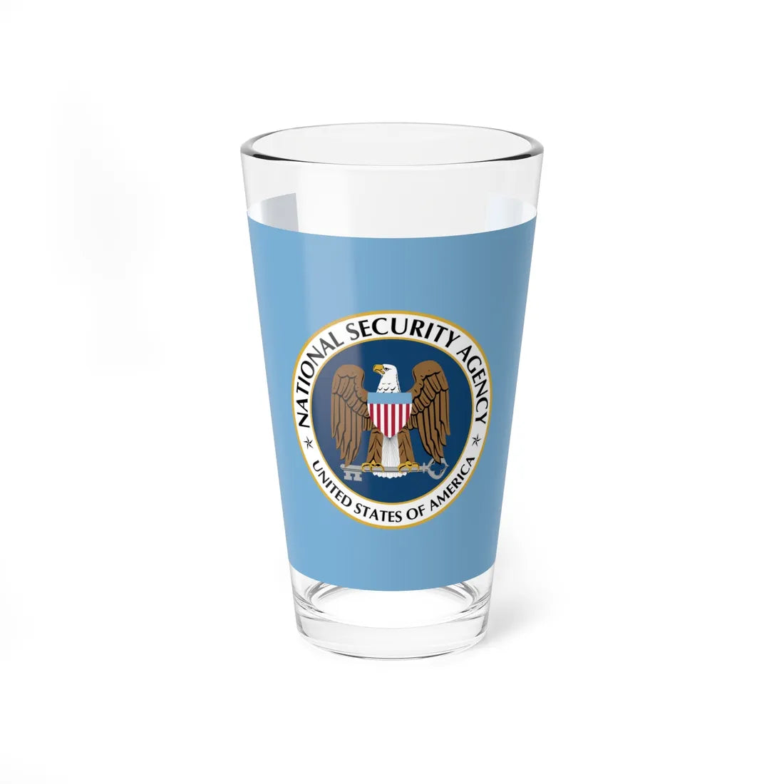 Flag of the U.S. National Security Agency (United States) Pint Glass 16oz 16oz - Go Mug Yourself