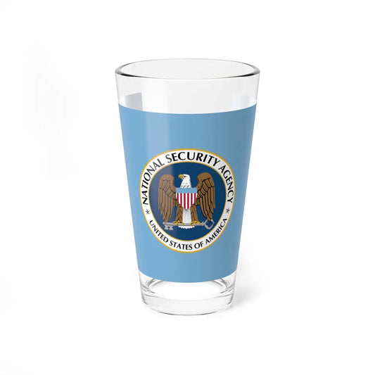 Flag of the U.S. National Security Agency (United States) Pint Glass 16oz 16oz - Go Mug Yourself
