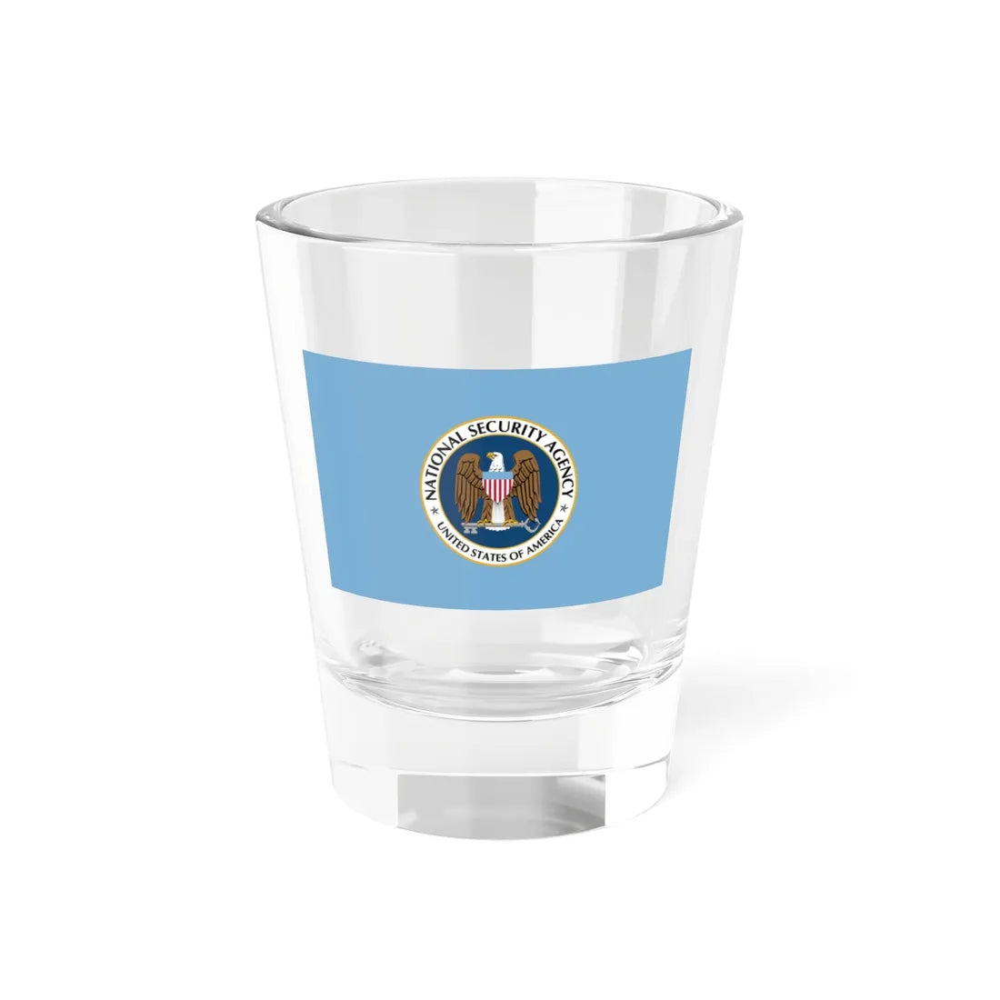 Flag of the U.S. National Security Agency (United States) Shot Glass 1.5oz 1.5oz - Go Mug Yourself