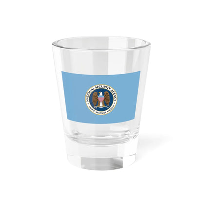 Flag of the U.S. National Security Agency (United States) Shot Glass 1.5oz 1.5oz - Go Mug Yourself