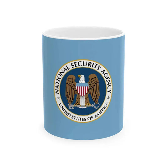 Flag of the U.S. National Security Agency (United States) White Coffee Mug 11oz - Go Mug Yourself