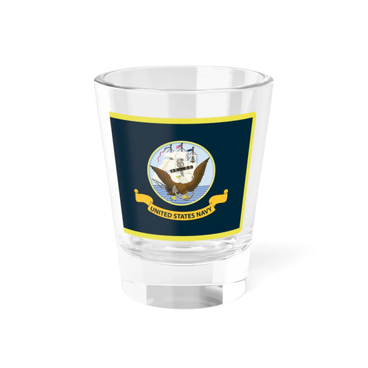 Flag of the U.S. Navy fringed (United States) Shot Glass 1.5oz 1.5oz - Go Mug Yourself