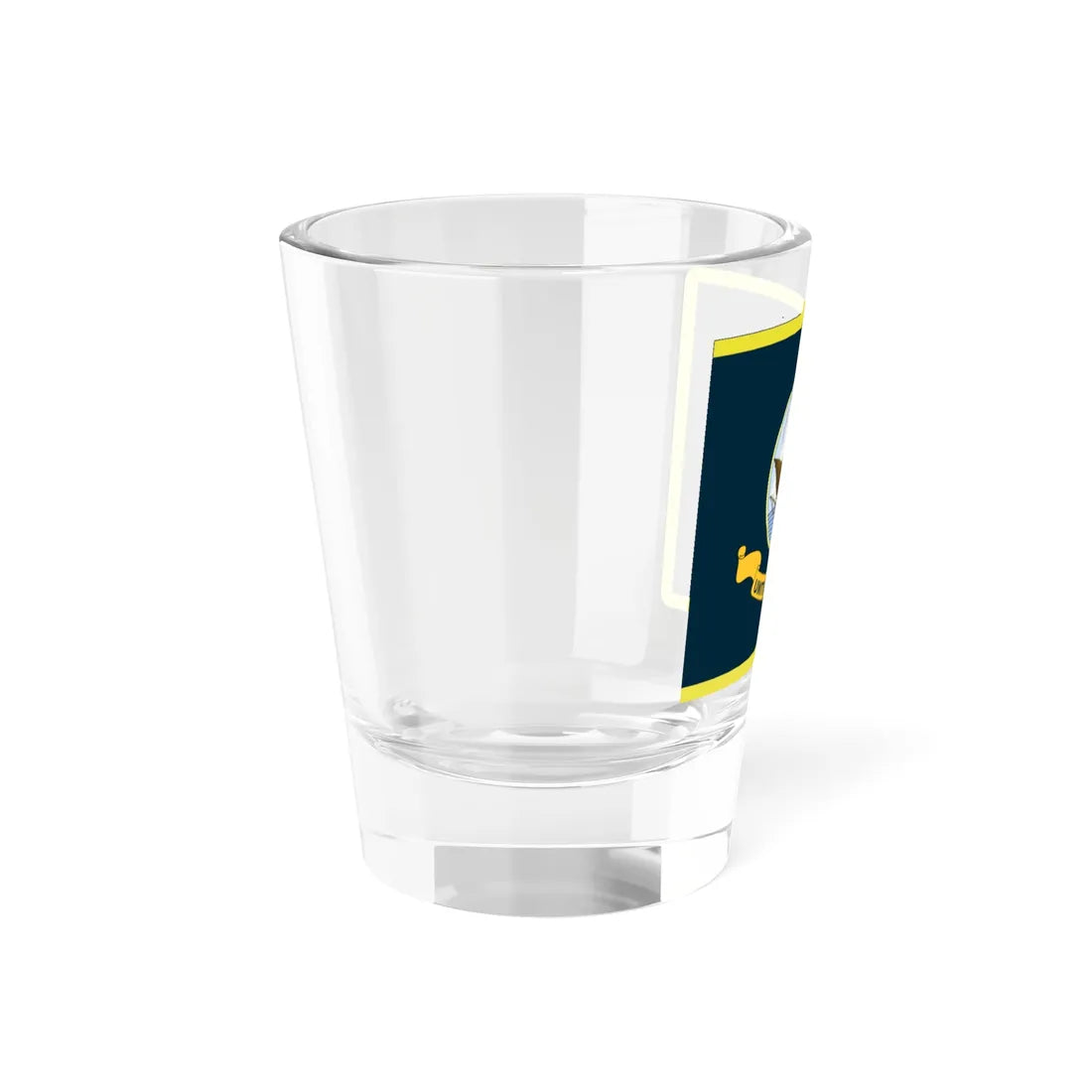 Flag of the U.S. Navy fringed (United States) Shot Glass 1.5oz - Go Mug Yourself