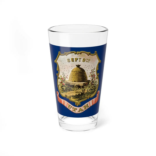 Flag of the Utah Territory (United States) Pint Glass 16oz 16oz - Go Mug Yourself