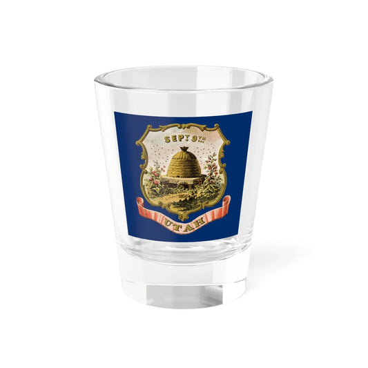 Flag of the Utah Territory (United States) Shot Glass 1.5oz 1.5oz - Go Mug Yourself