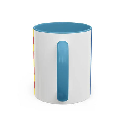 Flag of the Valencia Spain - Accent Coffee Mug - Go Mug Yourself