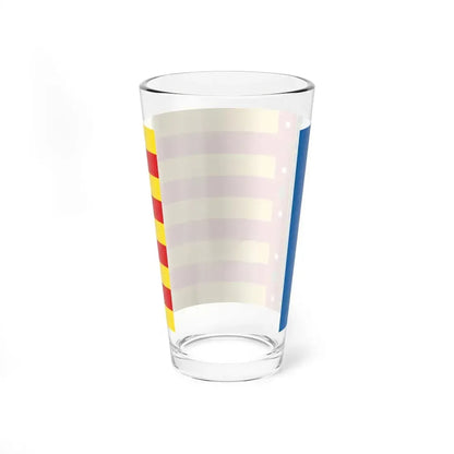 Flag of the Valencia Spain - Pint Glass 16oz - Go Mug Yourself