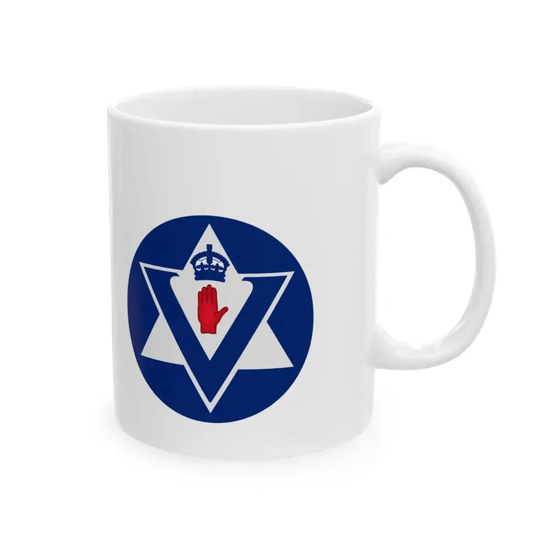 Flag of the Vanguard Unionist Progressive Party (Ireland) White Coffee Mug - Go Mug Yourself