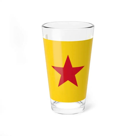 Flag of the Vanguard Youth of Vietnam (Vietnam) Pint Glass 16oz 16oz - Go Mug Yourself
