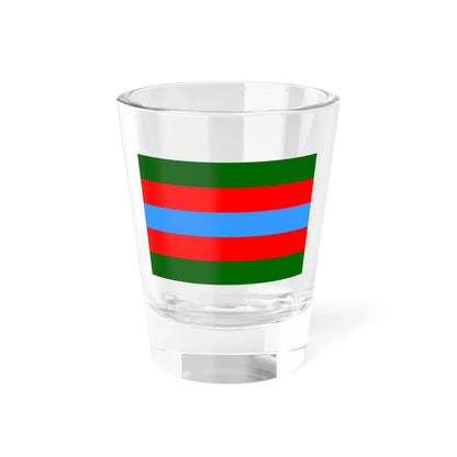 Flag of the Vehicles of Basgo (India) Shot Glass 1.5oz 1.5oz - Go Mug Yourself