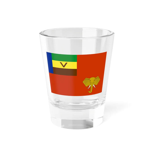 Flag of the Venda Defence Force (South Africa) Shot Glass 1.5oz 1.5oz - Go Mug Yourself