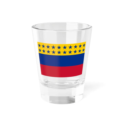 Flag of the Venezuelan Federation Barinas june 1859 (Venezuela) Shot Glass 1.5oz 1.5oz - Go Mug Yourself