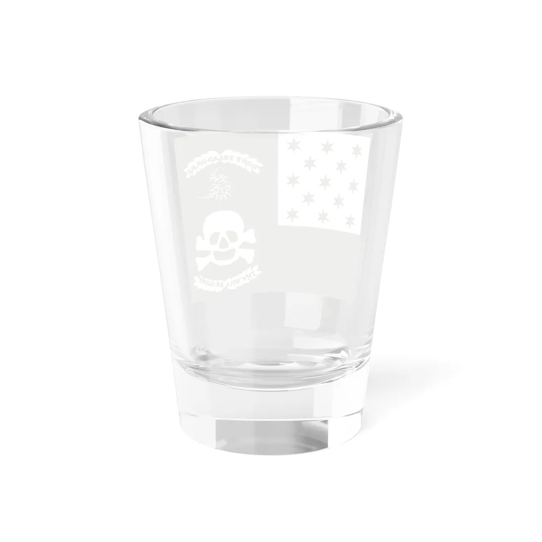 Flag of The Veteran Exempts of Battle of Plattsburgh (United States) Shot Glass 1.5oz - Go Mug Yourself